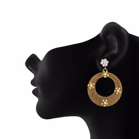 Gold colour Earring