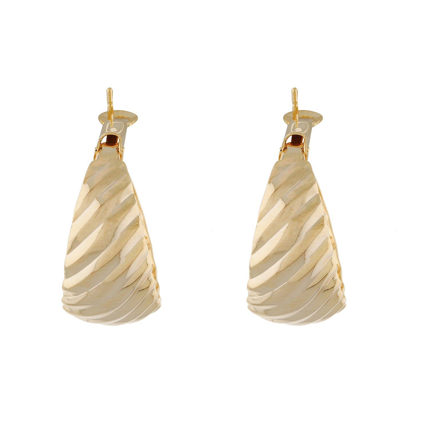 Gold colour Round Design Hoop Earrings for Girls and Women