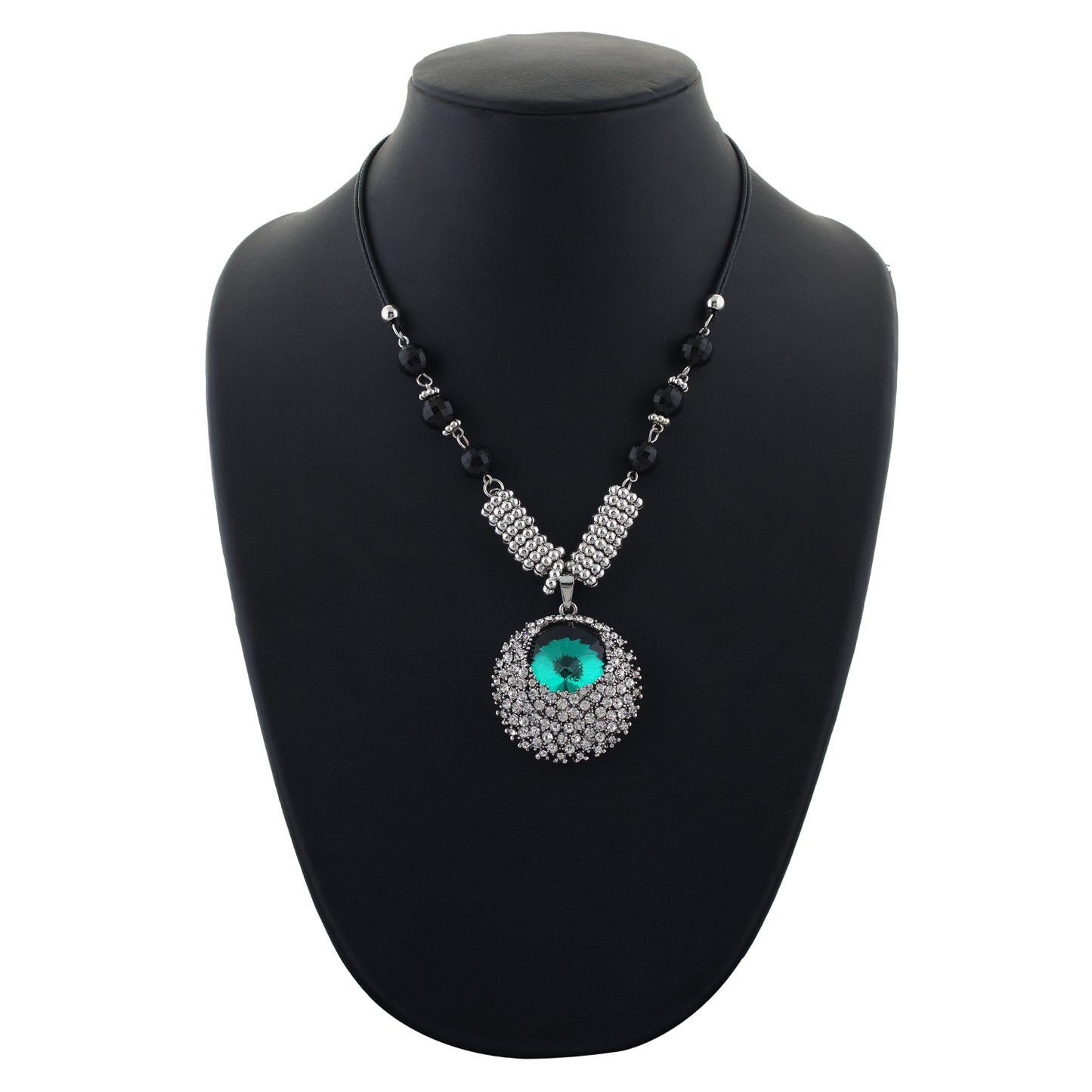 Gold and Green colour Round design  for girls and women