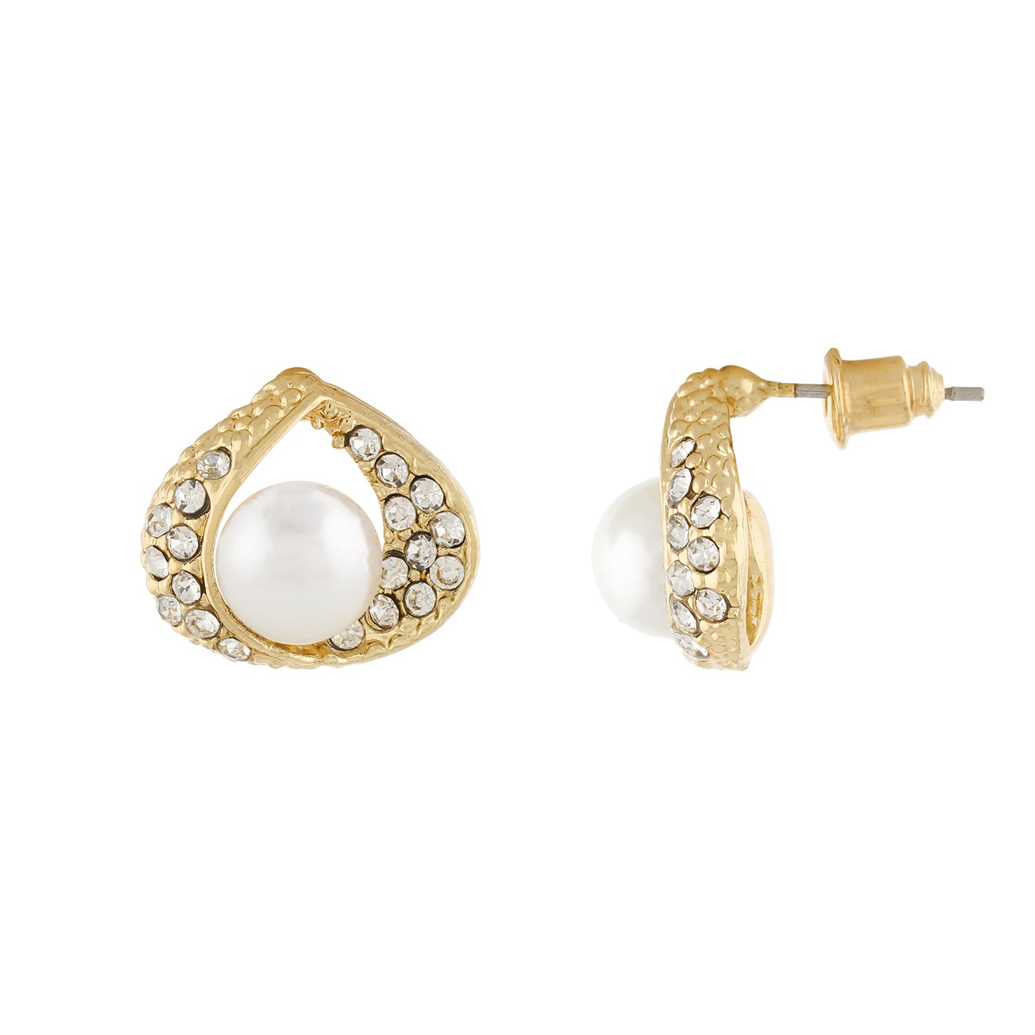 Gold Matinee  Pendant Set  With Hangings & Ring For Girls and Women