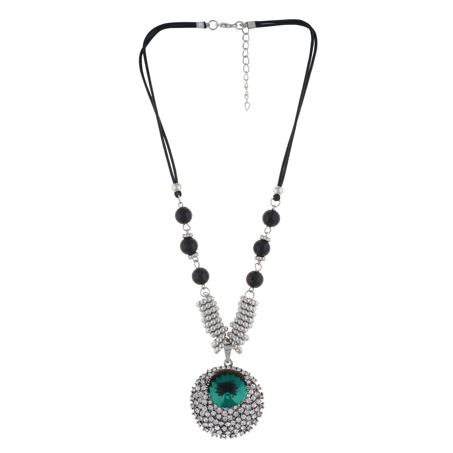 Gold and Green colour Round design  for girls and women