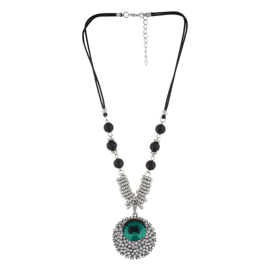 Gold and Green colour Round design  for girls and women