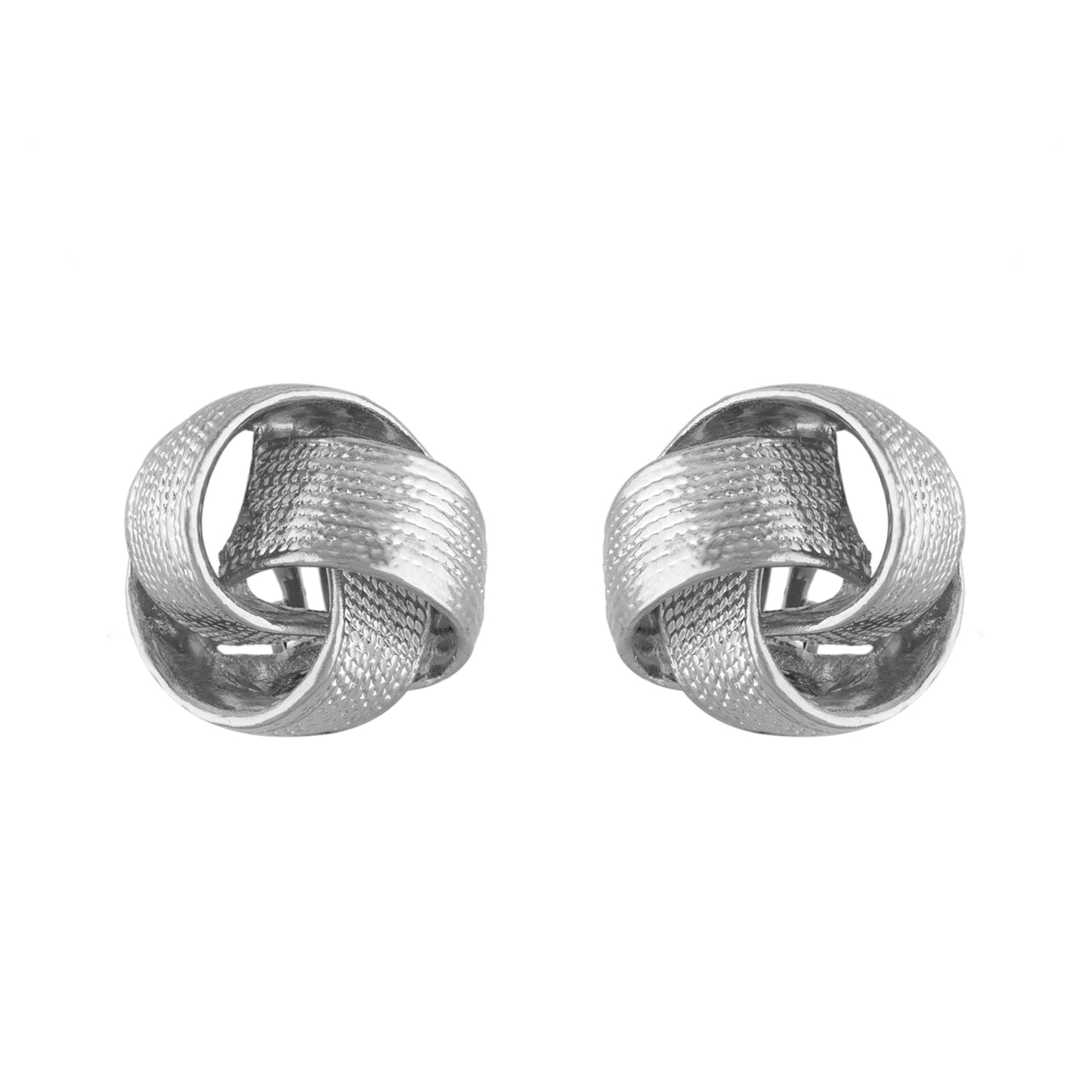 Stunning Silver Colour Alloy Clip On Earrings for Girls