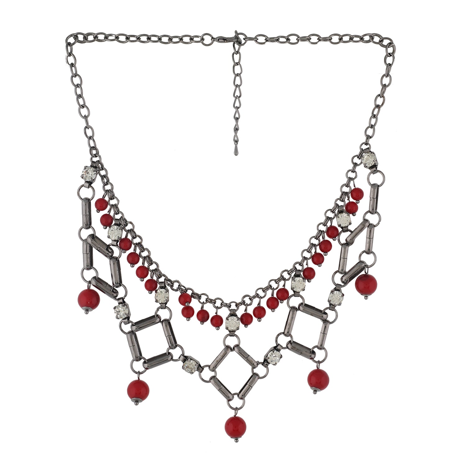 Colour Geometrical Design Necklace for Girls and Womens