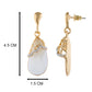 White colour Drop Design Hanging Earrings for Girls and Women