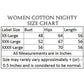 Printed Cotton Nighty For Women - Light Green