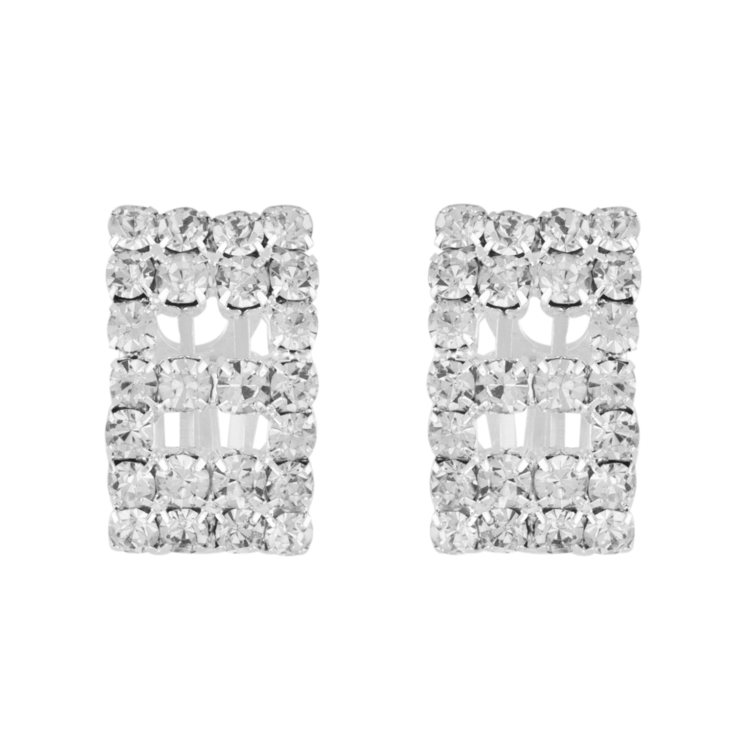 Outstanding Silver Colour Alloy Clip On Earrings for Girls