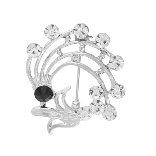 Outstanding Silver Colour Alloy Brooch for Men and Women