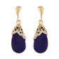 Purple colour Drop Design Hanging Earrings for Girls and Women