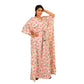 Digital Printed Cotton Blend Kaftan For Women - Pink