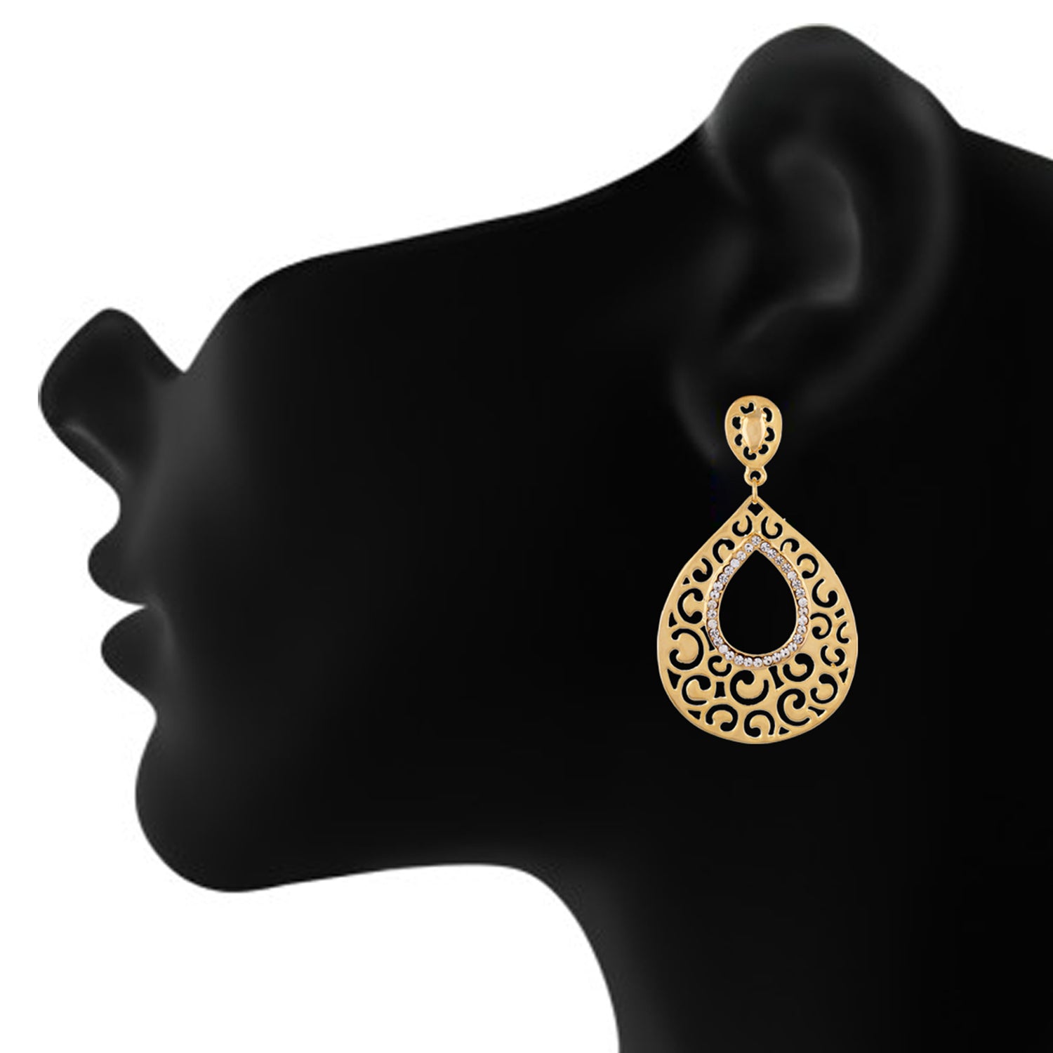 Gold colour Drop design Danglers for girls and women