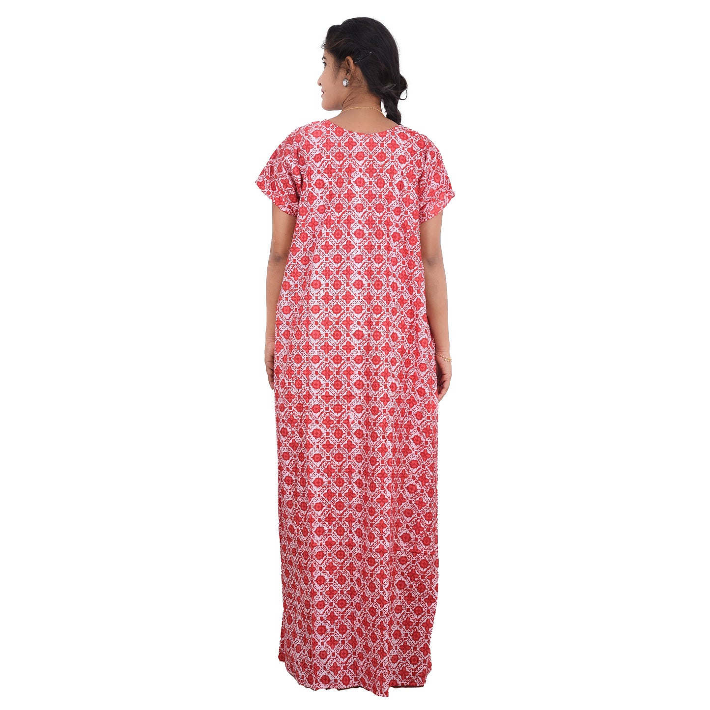 Printed Cotton Nighty For Ladies