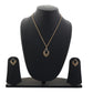 Black and Gold colour Drop design Pendant Set for girls and women