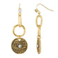 Glamorous Gold Colour Round Shape Earring for Girls and Women