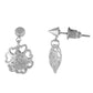 Phenomenal Silver Colour Floral Design Earring for Girls and Women