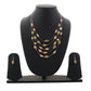 Brown colour Multi Strand design Necklace Set for girls and women