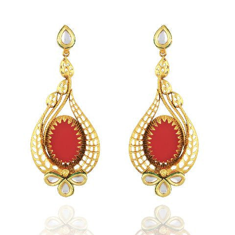 Red colour Earring