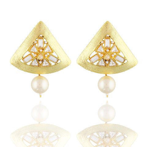 Gold colour Earring