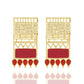 Red colour Earring