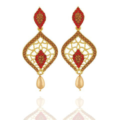 Red colour Earring