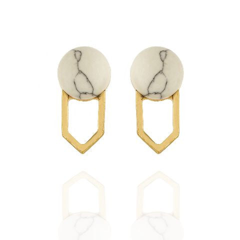 White colour Earring