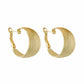 oval colour oval shape smart carving Earring