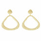 Gold colour Drop shaped shape Smarty Crafted Earring