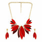 Red colour Western design Necklace Set