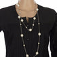 White and Silver colour Western design Necklace