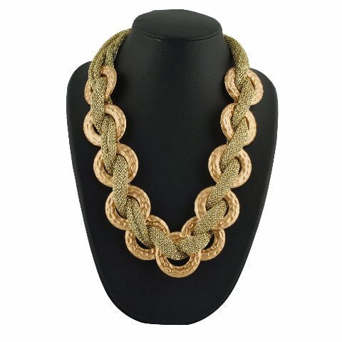 Gold colour Western design Necklace