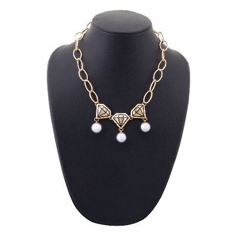 Gold colour Western design Necklace