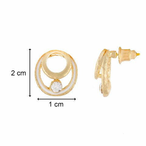 Buy One Stop Fashion Round Hoop Earrings Gold for Girls and Women Online at  Best Prices in India - JioMart.