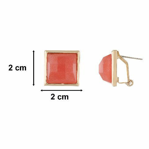 New Fashion Earring Square Shape Korean Drop Earrings for Women Bohemian  Golden Zirconium Drill Wedding Earrings Jewelry Gift