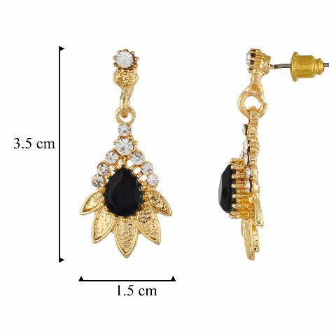 Flipkart.com - Buy Anujeet Fashion Hub Gold Plated Covering 5 metal Impon  AD Stone Dangler Earrings For Women & Girls Copper Drops & Danglers Online  at Best Prices in India