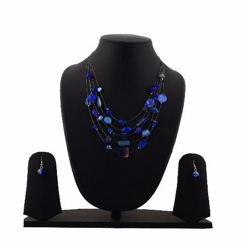Paparazzi Stardust Saucer - Blue Necklace & Earrings | $5 Jewelry with  Ashley Swint