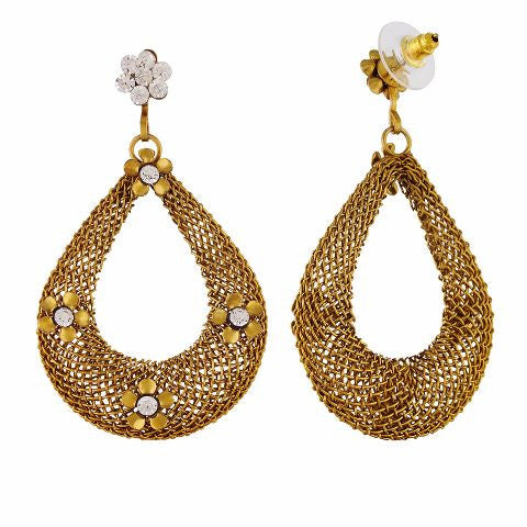 Platinum Evara Dual Tone Drop Earrings for Women JL PT E 190