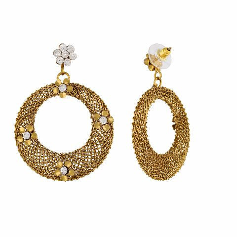 Buy Gold Stone Earrings For Ladies And Girls Online – Gehna Shop