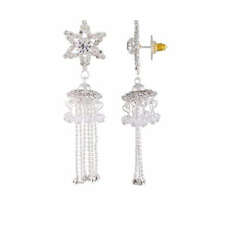Star Shape, Diamond Earrings. 0.50 Carat. Natural Diamond Earrings. – VK.  Diamonds