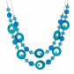 Blue colour Western design Necklace Set