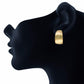 oval colour oval shape smart carving Earring