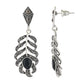 Spectacular Oxide Silver Colour Leaf Shape Earring for Girls and Women