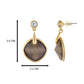 Brown colour Rohmbus Design Hanging Earrings for Girls and Women