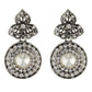 Stylish Silver Colour Round Shape Earring for Girls and Women