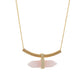 Gold and Cream colour Pencil design Necklace for girls and women