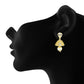 Traditional Gold Plated CZ Copper Jhumki with Pearl Hanging for Ladies and Girls