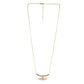 Gold and Cream colour Pencil design Necklace for girls and women