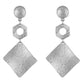 Dashing Silver Colour Rhombus Design Earring for Girls and Women
