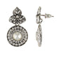 Stylish Silver Colour Round Shape Earring for Girls and Women