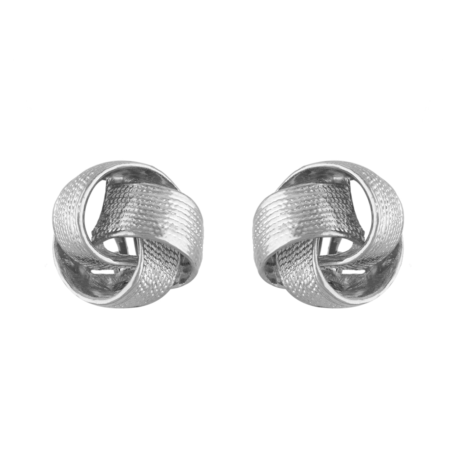 Stunning Silver Colour Alloy Clip On Earrings for Girls