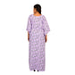 Digital Printed Rayon Blend Kaftan For Women - Purple